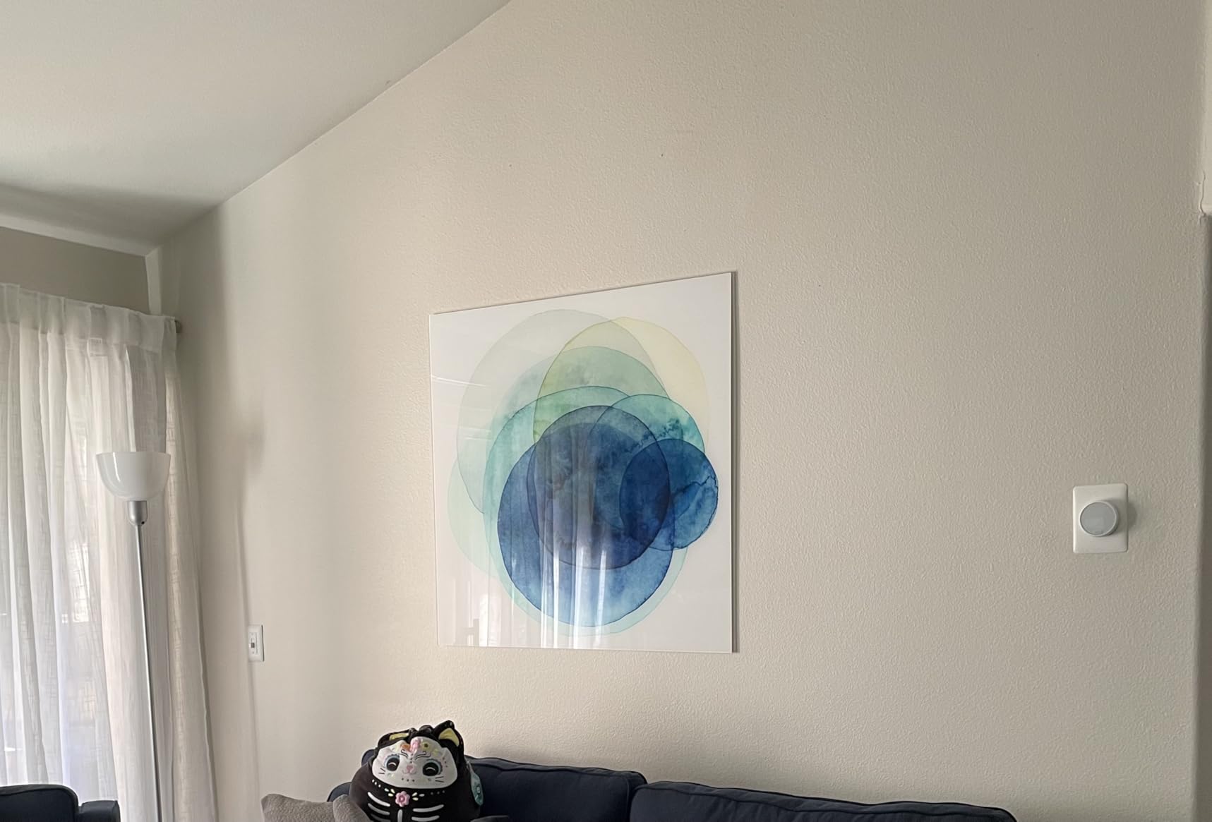Empire Art Direct Evolving Planets I Frameless Free Floating Tempered Glass Panel Graphic Abstract Wall Art, 38