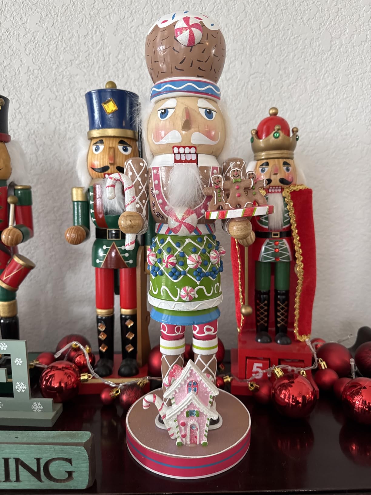 Kurt Adler 16-Inch Wooden Gingerbread Nutcracker customer photo 1