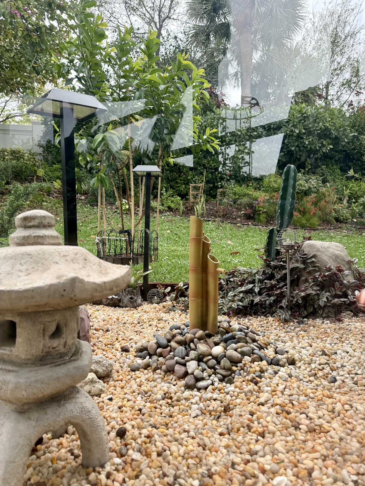 Aquascape Pouring Three-Tier Bamboo Fountain Fountain for Ponds and Water Gardens, Poly-Resin | 78307 customer photo 1