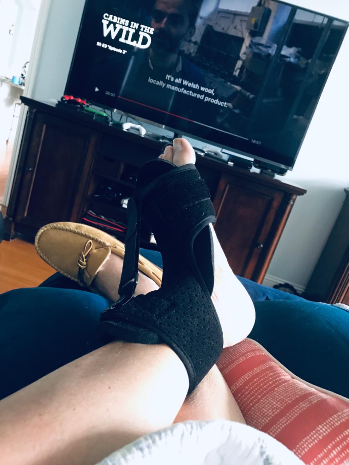 Plantar Fasciitis Night Splint Drop Foot Orthotic Brace, Adjustable Plantar Fasciitis Brace, Improved Dorsal for Effective Relief from Plantar Fasciitis, Achilles Tendonitis, Ankle Pain customer photo 1