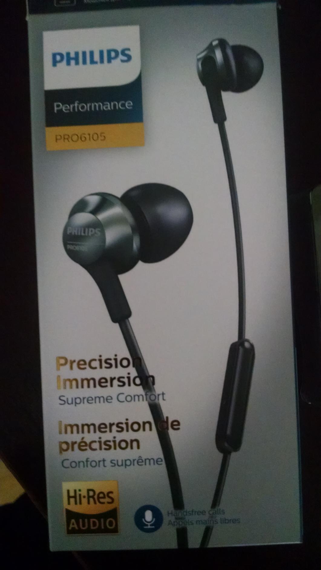 Philips Pro Wired Earbuds with Microphone, Hi-Res Audio in-Ear Headphones with 3.5mm Jack, Comfortable and Durable Build Earphones, Perfect for Music, Calls, and Daily Use, 3 Extra Eartips Included customer photo 2