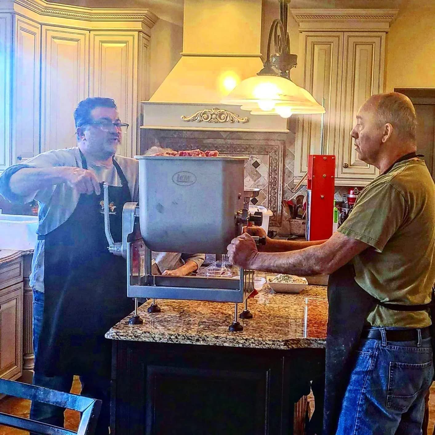 LEM Products BigBite 50 Pound Capacity Tilt Meat Mixer, Stainless Steel, Motor or Grinder Not Included customer photo 1