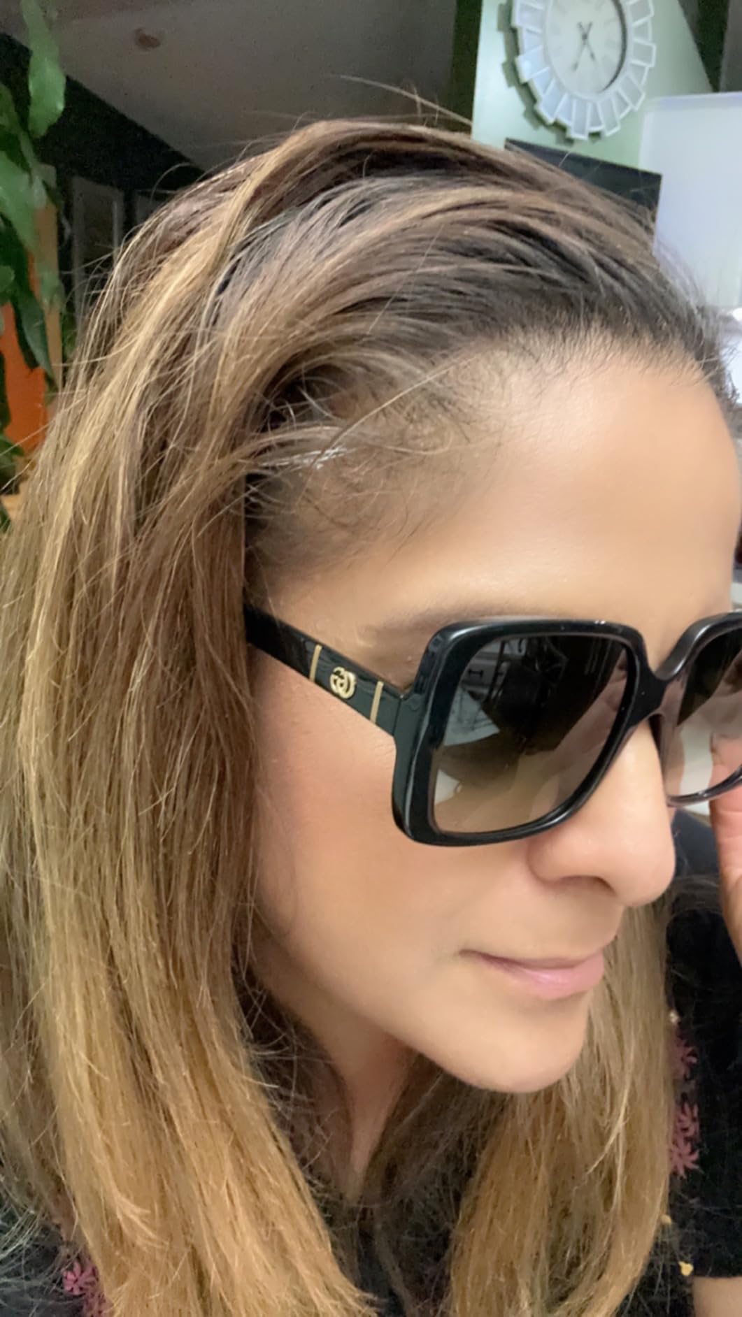 Gucci Women's Square Sunglasses customer photo 1