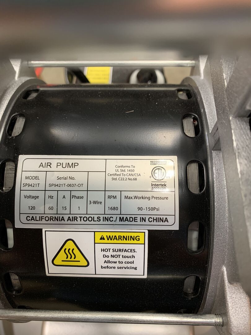 California Air Tools 20020 2.0 HP Ultra Quiet and Oil-Free Air Compressor with Wheels, 20 Gallon Tank Capacity, 70 dB Noise Level, Electric, Portable customer photo 2