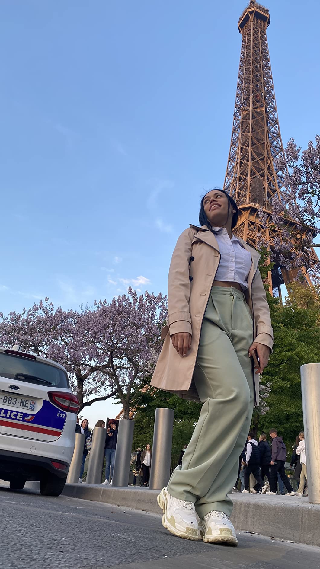 Women's Double Breasted Trenchcoat customer photo 1