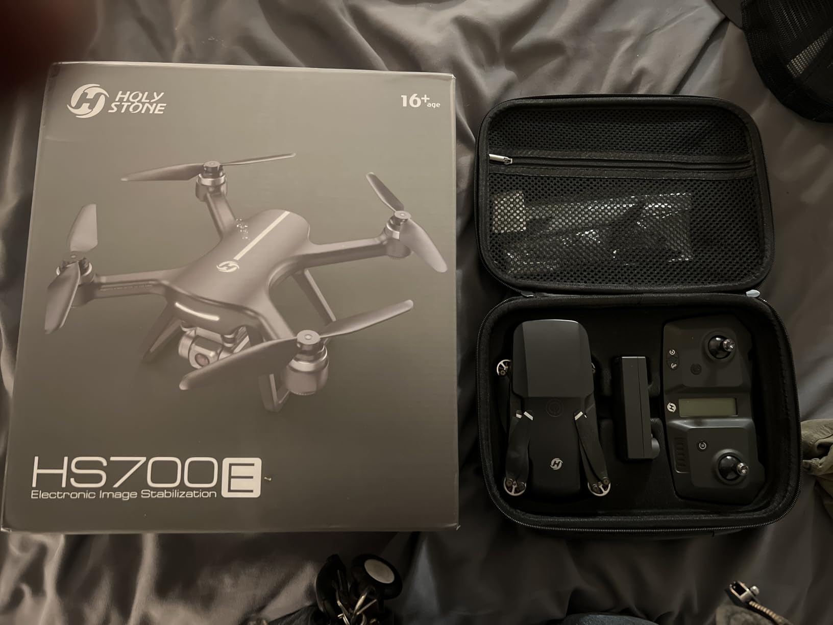 Holy Stone HS700E 4K UHD Drone with EIS Anti Shake 130 FOV Camera for Adults, GPS Quadcopter with 5GHz FPV Transmission, Brushless Motor, Easy Auto Return Home, Follow Me and Outdoor Carrying Case customer photo 1