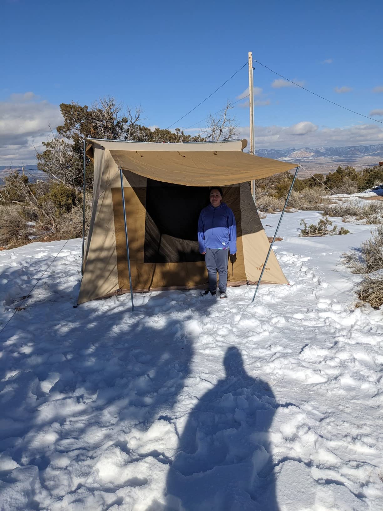 Canvas Tents, Tent for Family Camping in All Seasons, The Right Shelter for Your Base Camp, Waterproof customer photo 1