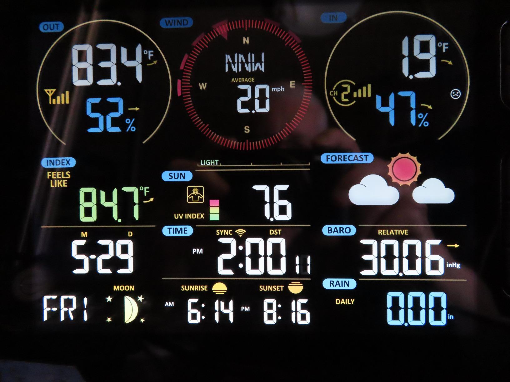 Falcon WS-8480A Fan Aspirated Smart WiFi Weather Station with Remote Monitoring and Alerts customer photo 1