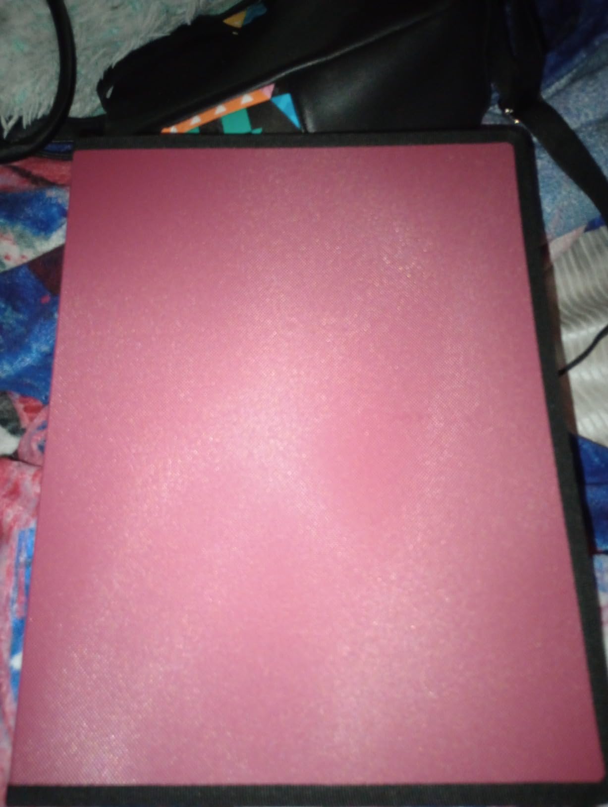 Dunwell 9x12 Art Portfolio Binder, Black Mounting Paper, Portfolio Binder for Artwork, 24 Pockets Display 48 Pages customer photo 2