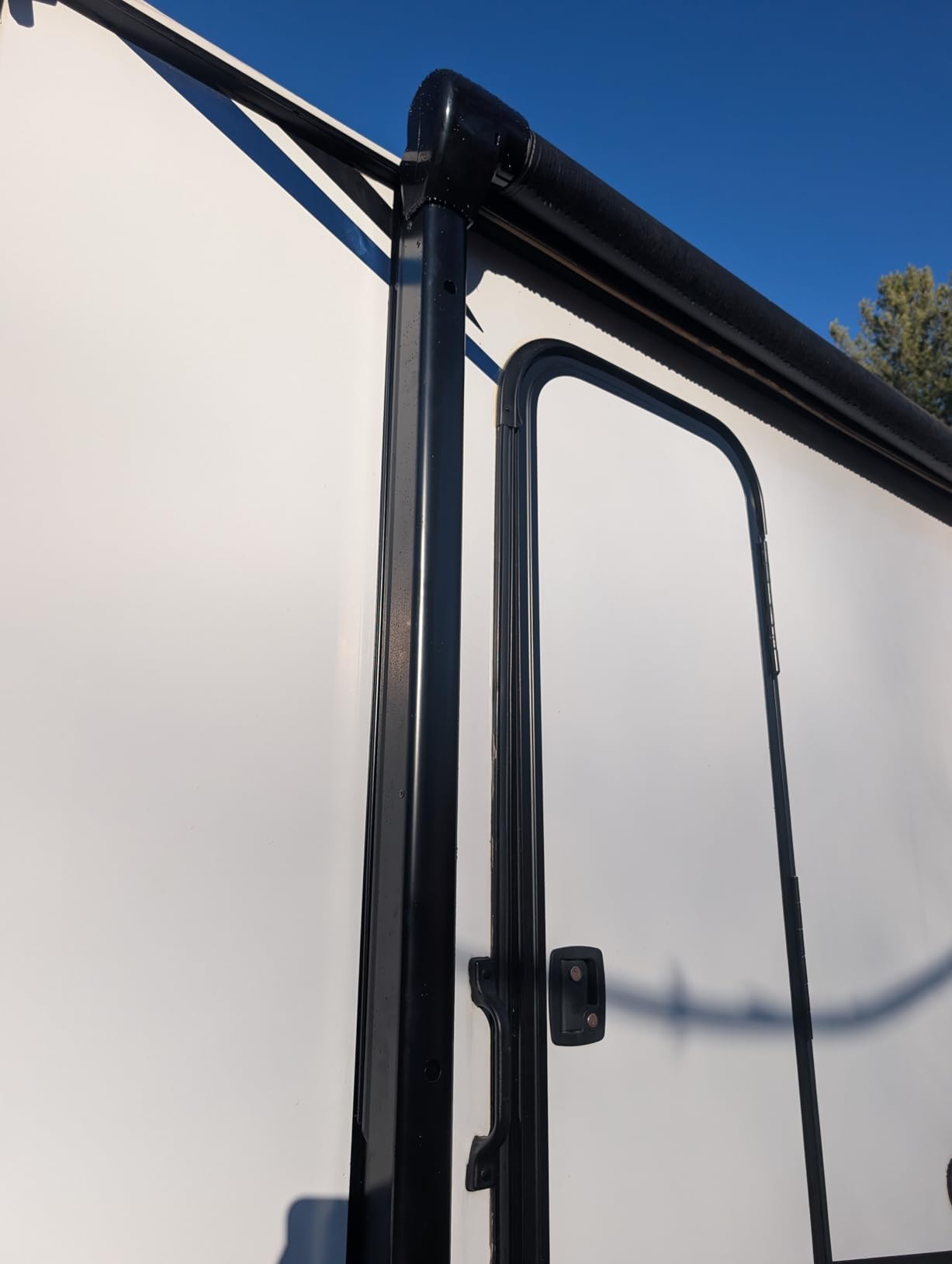 Carefree Compass 12V Electric Motorized RV Awning Arm Set - Automatic, Self-Leveling, Durable Aluminum, Motor Included - Replaces Carefree Longitude 12V Arms (Black) customer photo 1