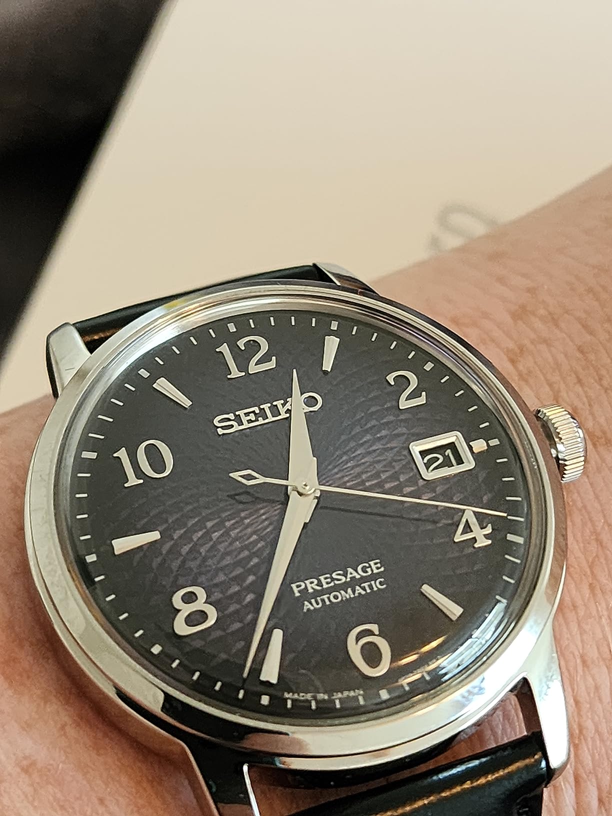 Presage Automatic Blue Dial Men's Watch SRPE43J1 customer photo 1