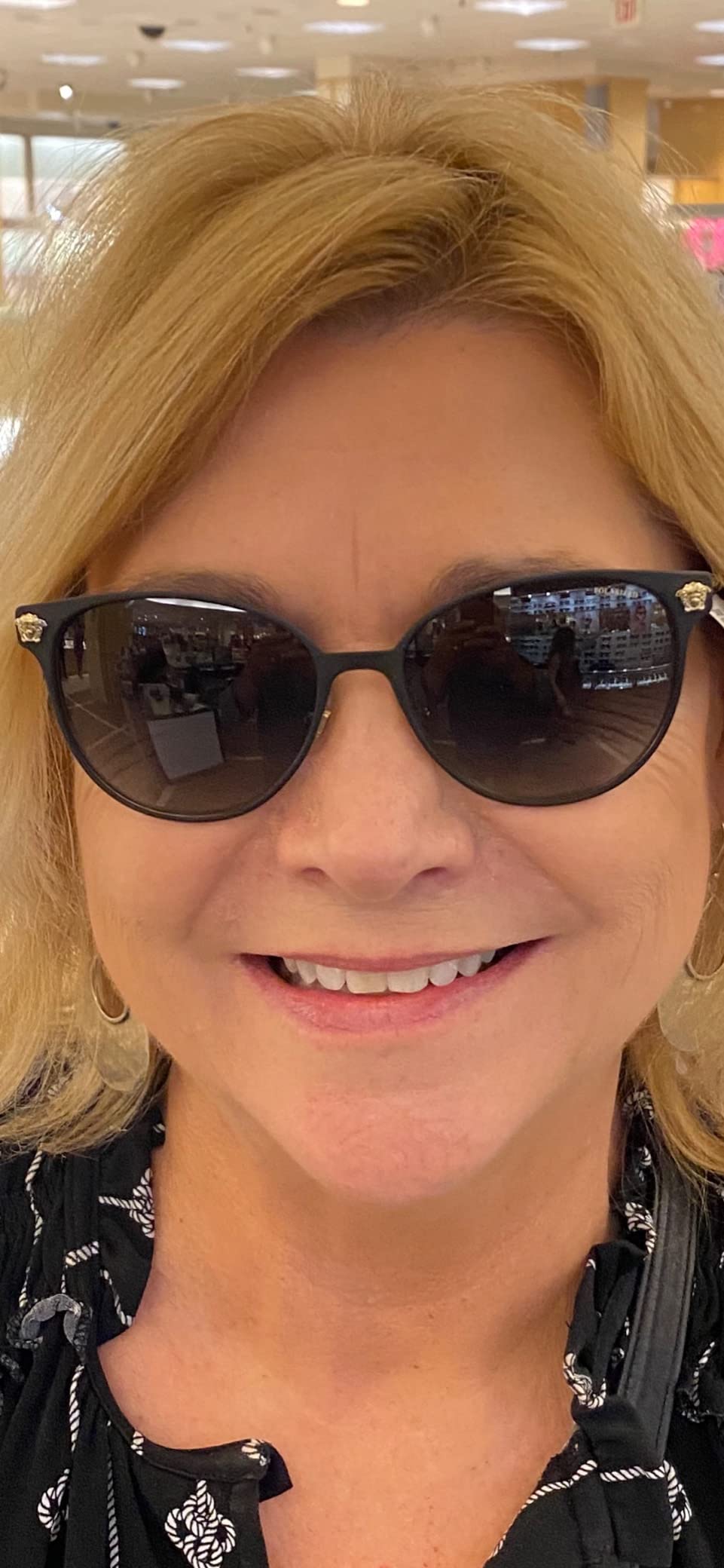 Versace VE2198 MEDUSA CHARM Round Sunglasses For Women + BUNDLE customer photo 2