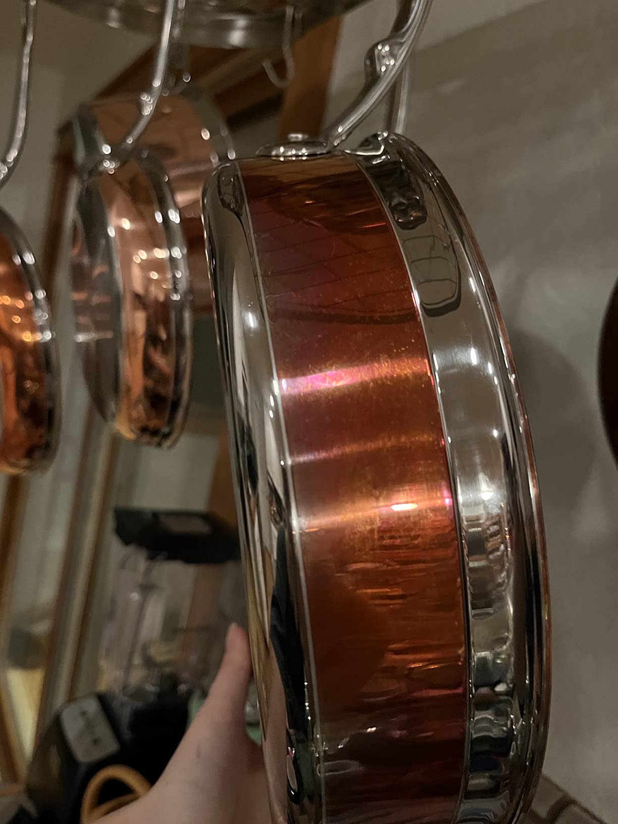 CopperBond Collection - 100% Pure Copper Essential Pan, Induction Cooktop Compatible, 5 Quart customer photo 1