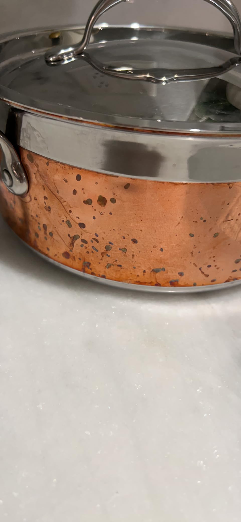 CopperBond Collection - 100% Pure Copper Soup Pot, Induction Cooktop Compatible, 3 Quart customer photo 2