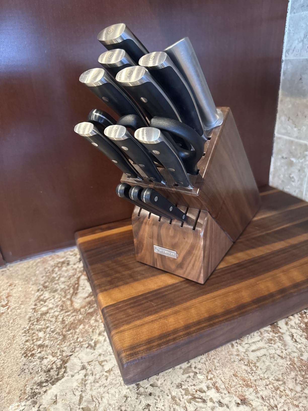 Wüsthof Classic Ikon 10 Piece Knife Set with Walnut Block customer photo 1