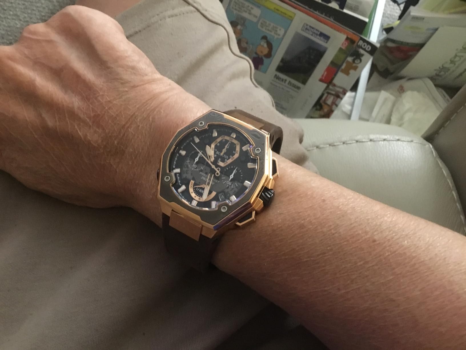 Men's Series X High Precision Quartz Chronograph Watch, Sapphire Crystal, Continous Sweeping Secondhand customer photo 1