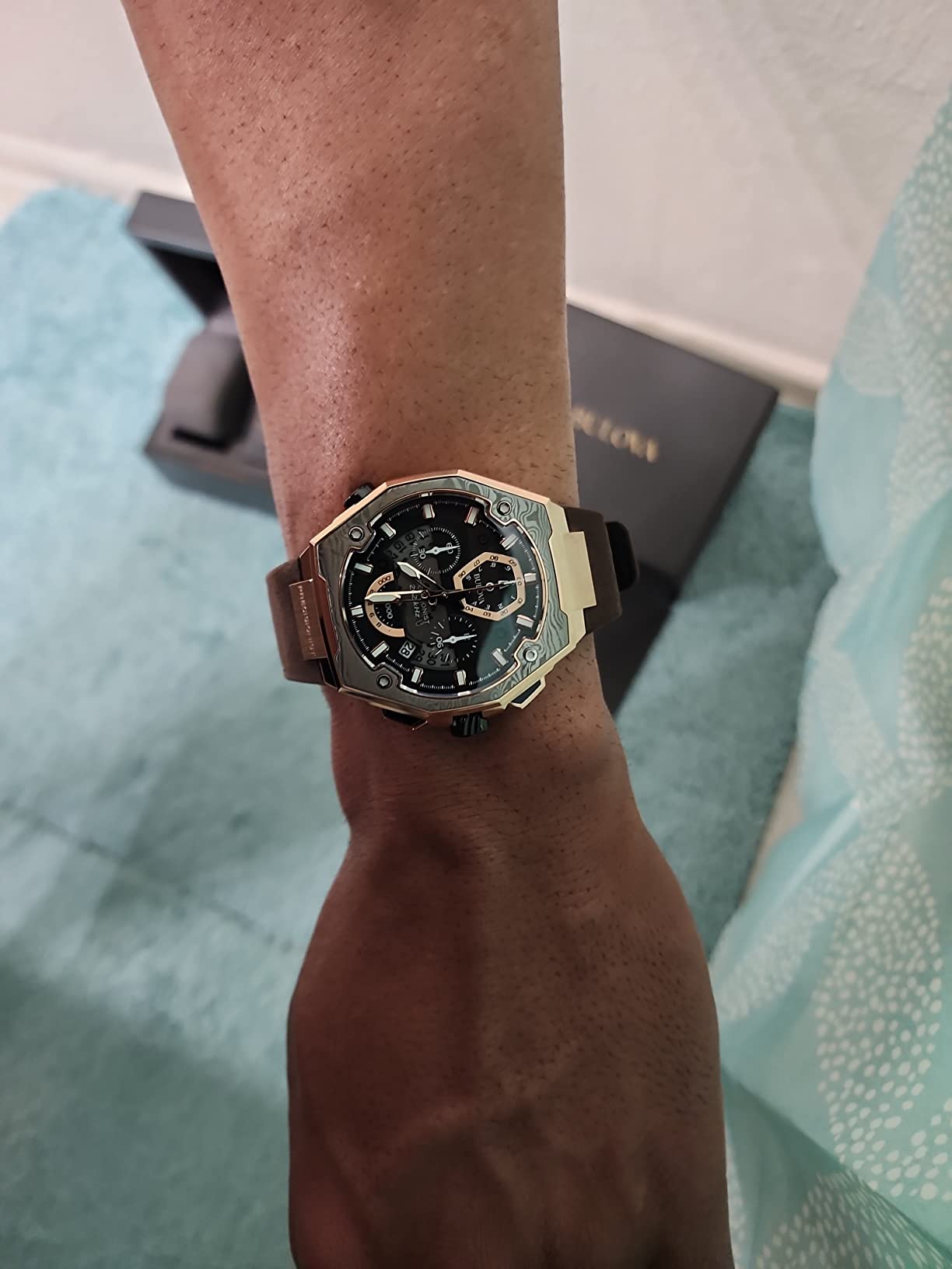 Men's Series X High Precision Quartz Chronograph Watch, Sapphire Crystal, Continous Sweeping Secondhand customer photo 2