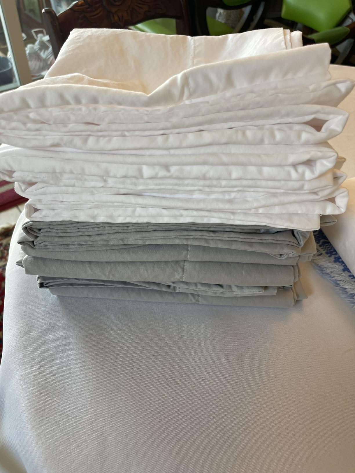 California Design Den King Size Sheets Set - 1000 Thread Count Sateen, Thick and Natural 100% Cotton King Bed Sheets, Deep Pockets, Durable Bedding Set - White customer photo 2