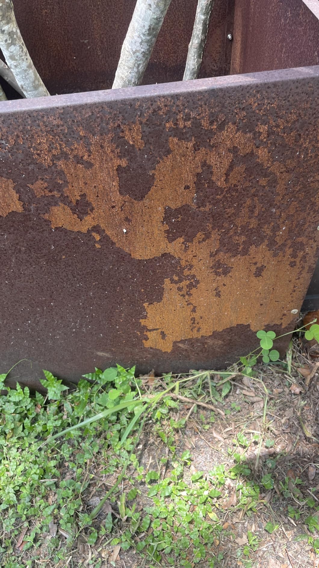 DIY CARTEL Corten Steel Rectangular Outdoor Planter Box, Rustic & Modern Farmhouse Design, Large Raised Metal Garden Bed for Commercial & Residential Use (36in x 12in x 16in) customer photo 2