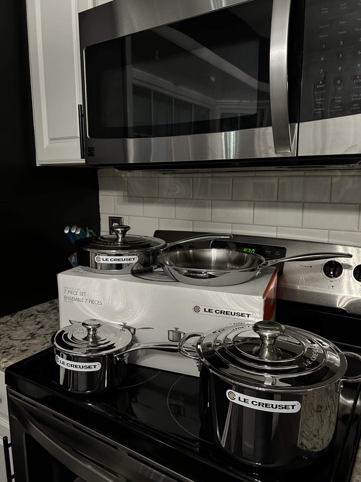 Le Creuset Tri-Ply Stainless Steel 12 pc. Cookware Set customer photo 1