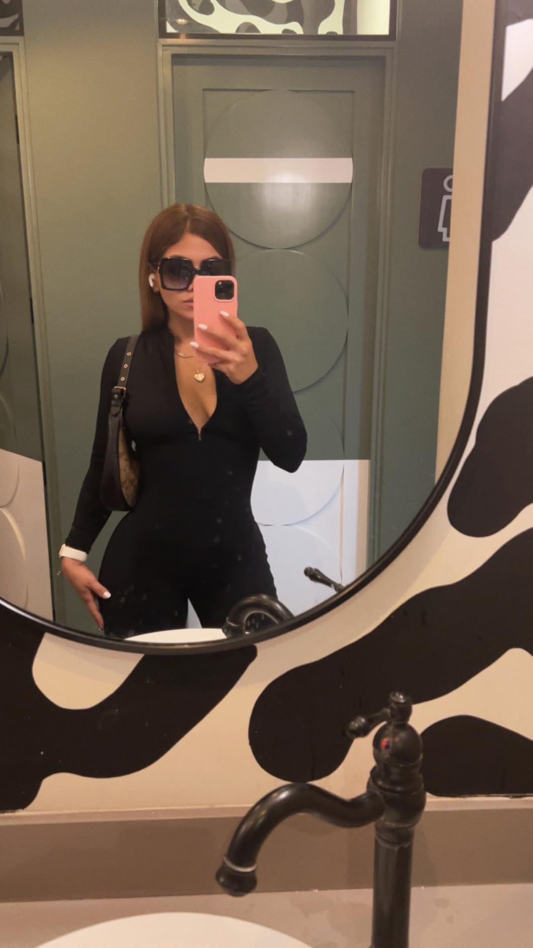 Gucci Square Sunglasses GG0876S 001 Black 60mm customer photo 1