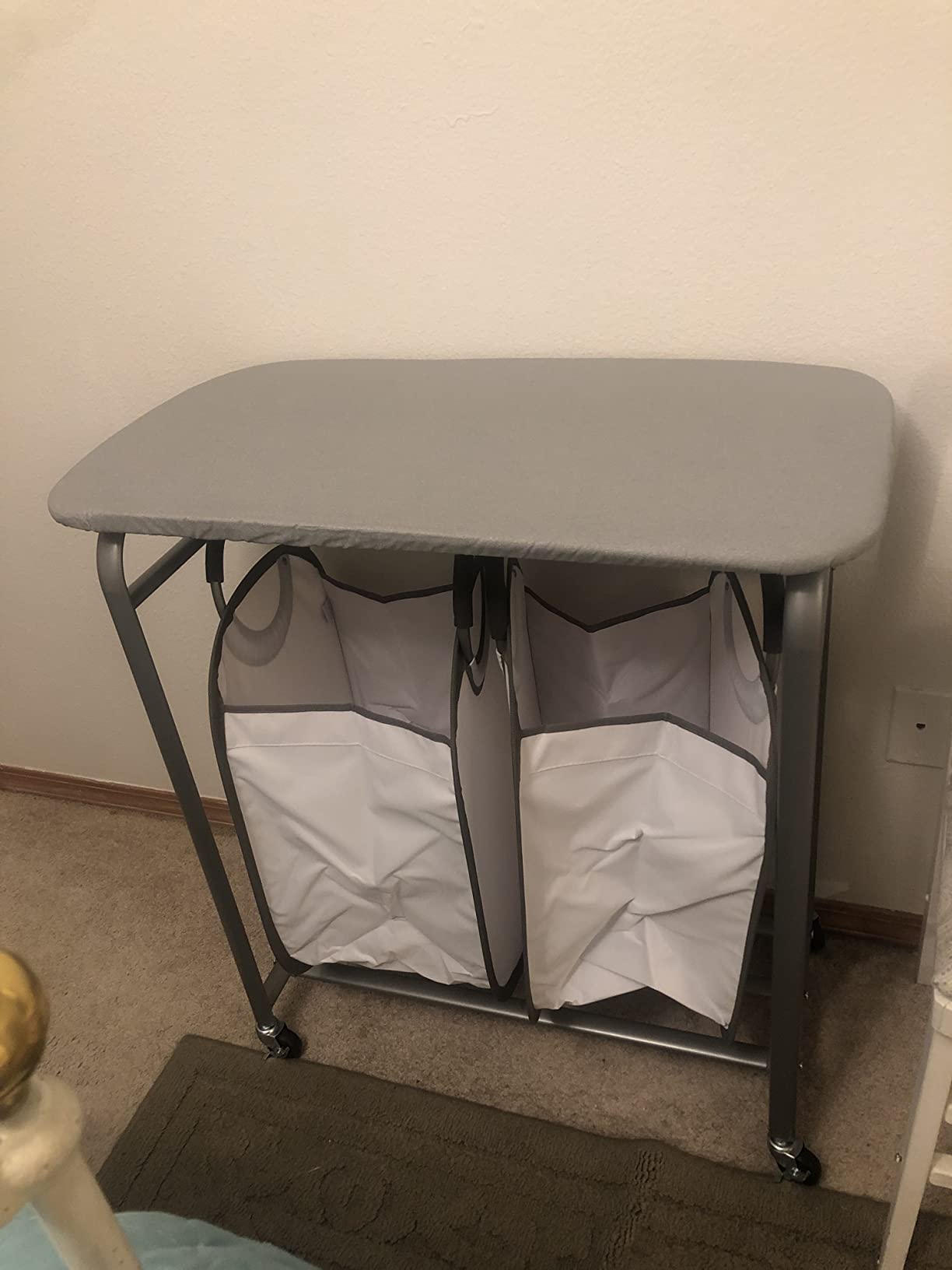 Neatfreak - Laundry Sorter with Ironing Board - 3-in-1 Laundry Basket, Ironing Station & Laundry Folding Table - 2 x Tote Hampers for Laundry, Towels & Bathroom Storage customer photo 2