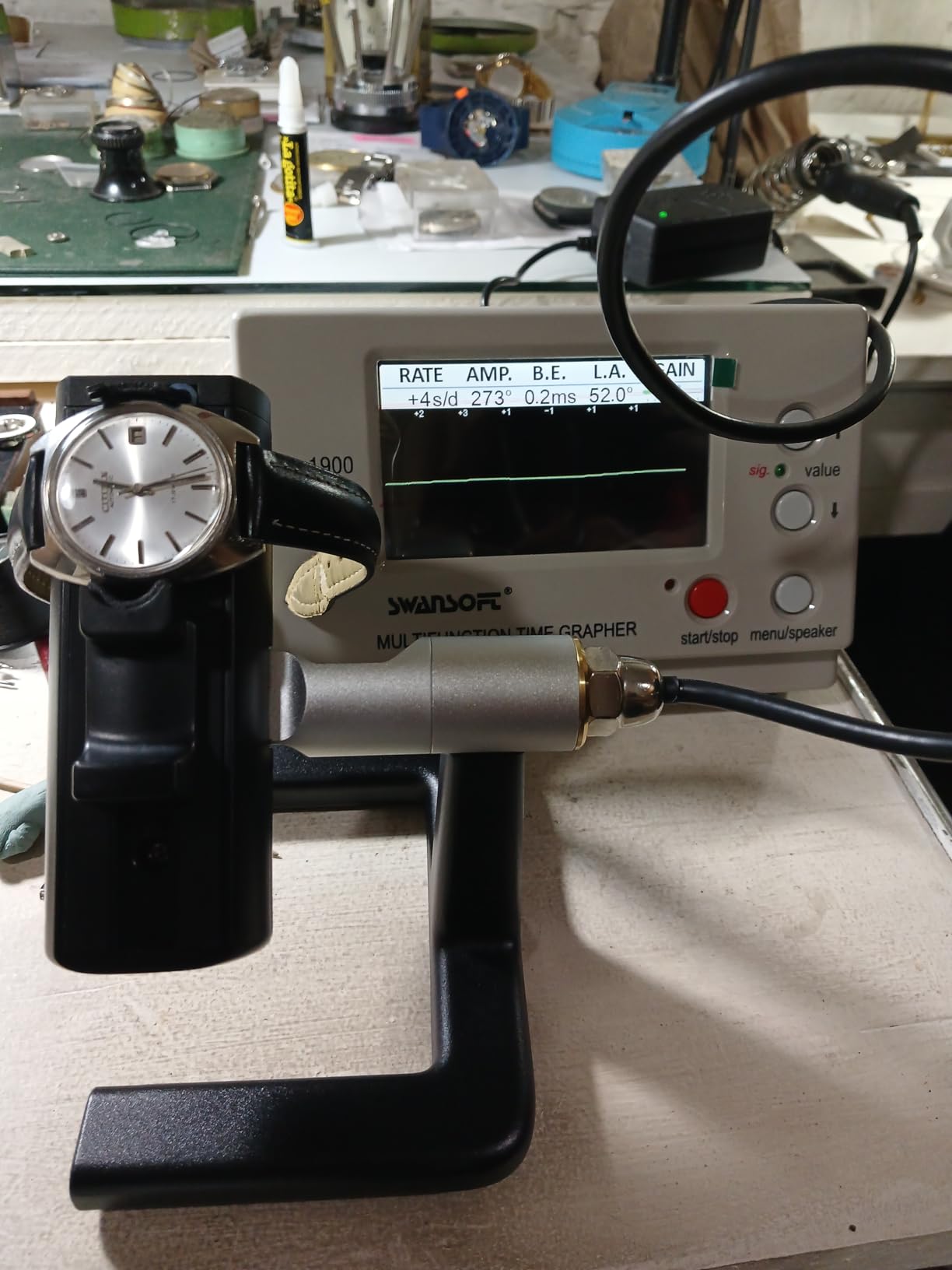 Timegrapher No.1900, Multifunctional Watch Tester, Watch Timing Machine for Watchmaker, Watch Calibration Tool with LCD Screen customer photo 2