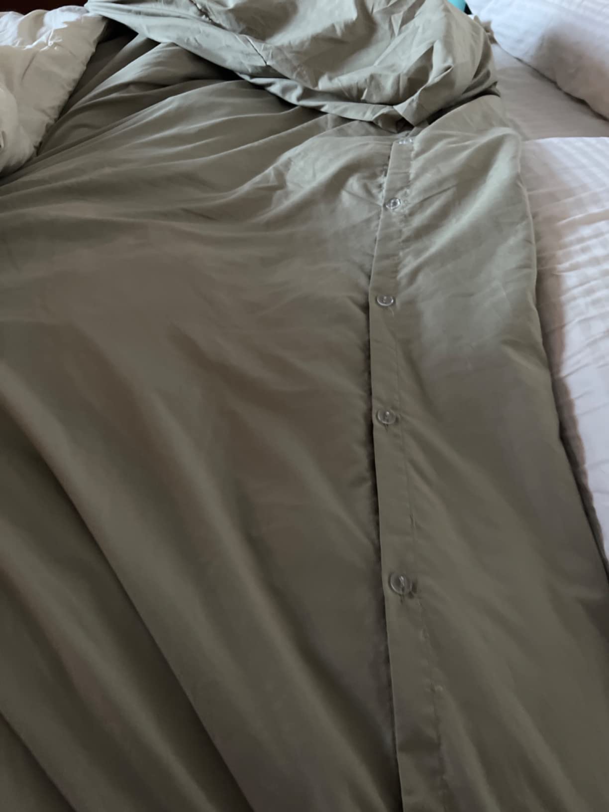 Highland Feather Hungarian White Goose Down Comforter 750 Super Fill Power Fluffy 500 Thread Count Duvet Insert Manufactured in Canada Luxurious Ultra-Soft Cotton Light Breathable - King Winter customer photo 2