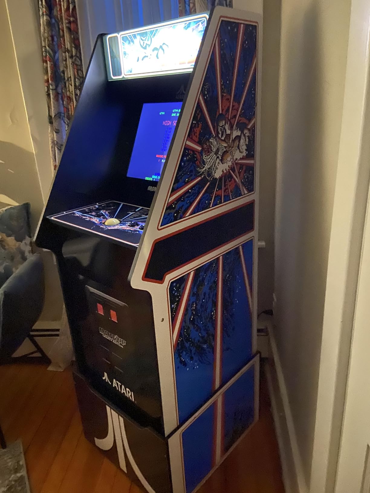 Arcade1Up Tempest Atari Legacy Edition Home Arcade Machine, full size stand-up cabinet, 12 classic games customer photo 2