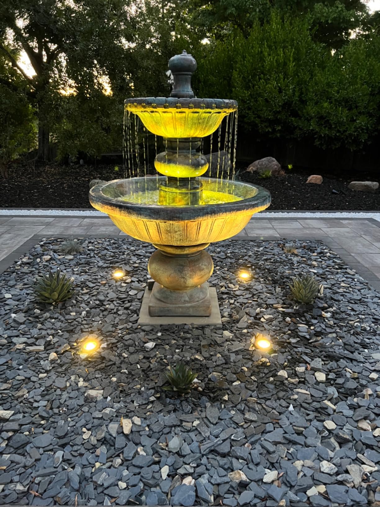Siena Cascade Fountain customer photo 1