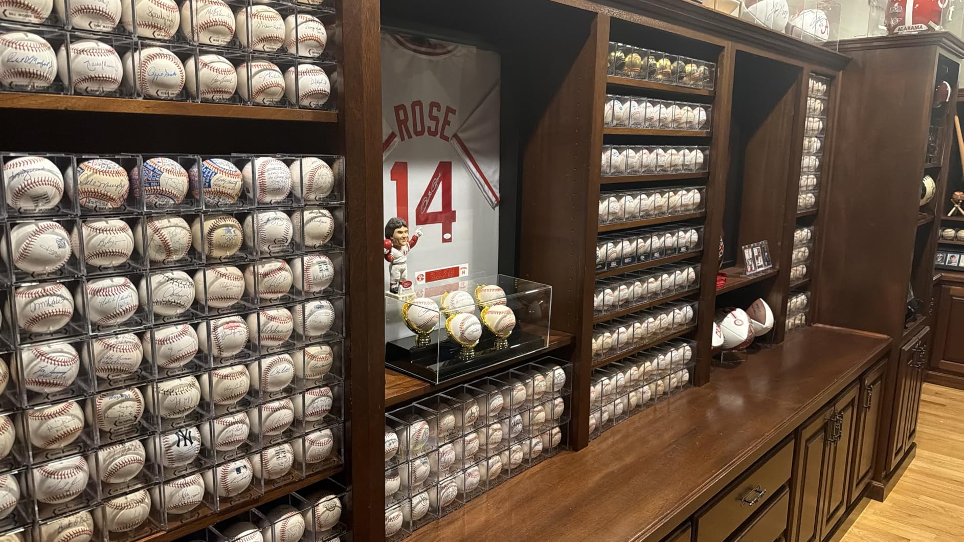 4 Pack Baseball Display Case, UV Protected Acrylic Boxes for Display,Clear Display Case Baseball Cube Memorabilia Showcase Autograph Ball Protector - for Official Size Ball customer photo 1