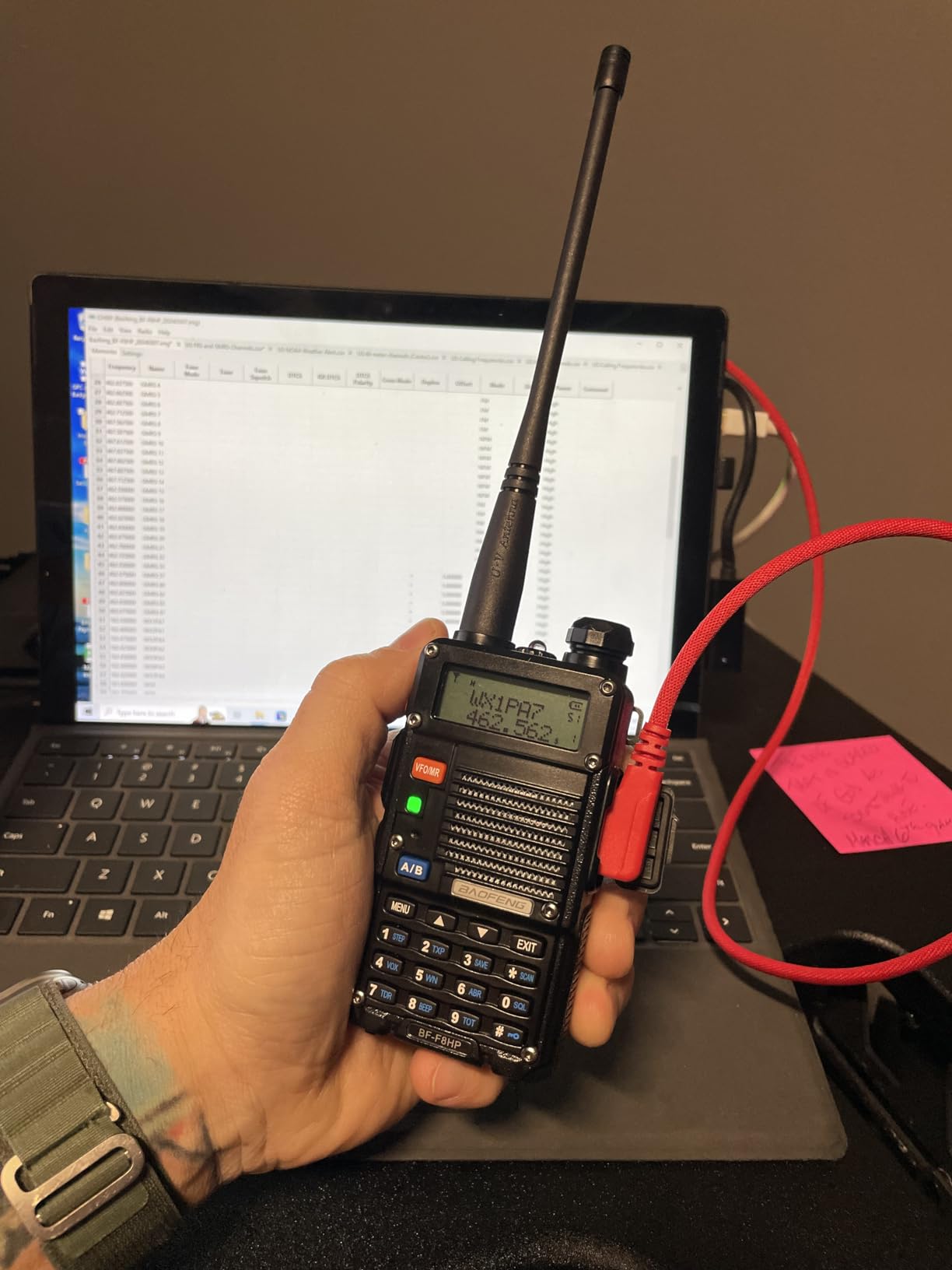 BAOFENG UV-5R Ham Radio Dual Band VHF UHF Rechargeable Walkie Talkies with Earpiece AR-771 Full Kit, 2 Pack customer photo 1