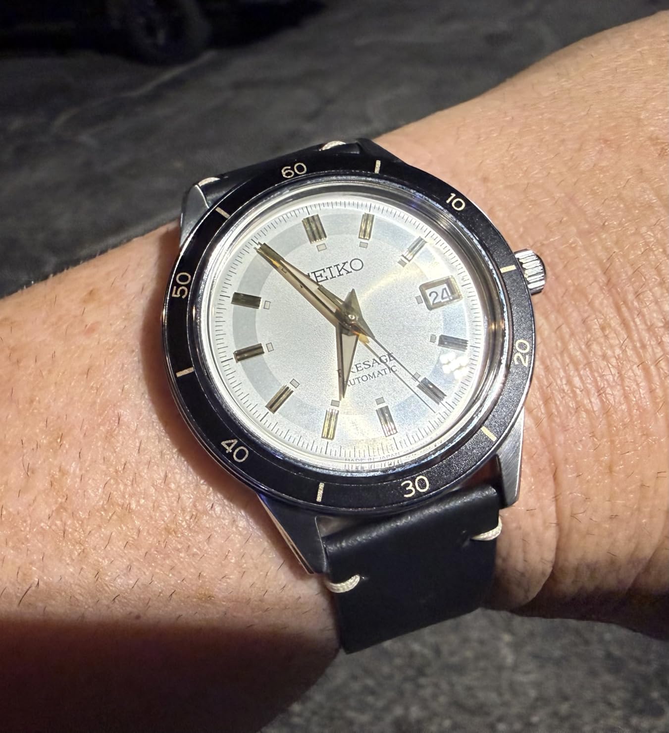 Seiko Automatic Watch for Men - Presage Collection with Vintage 1960s Watch Inspiration - 50M Water Resistant customer photo 1