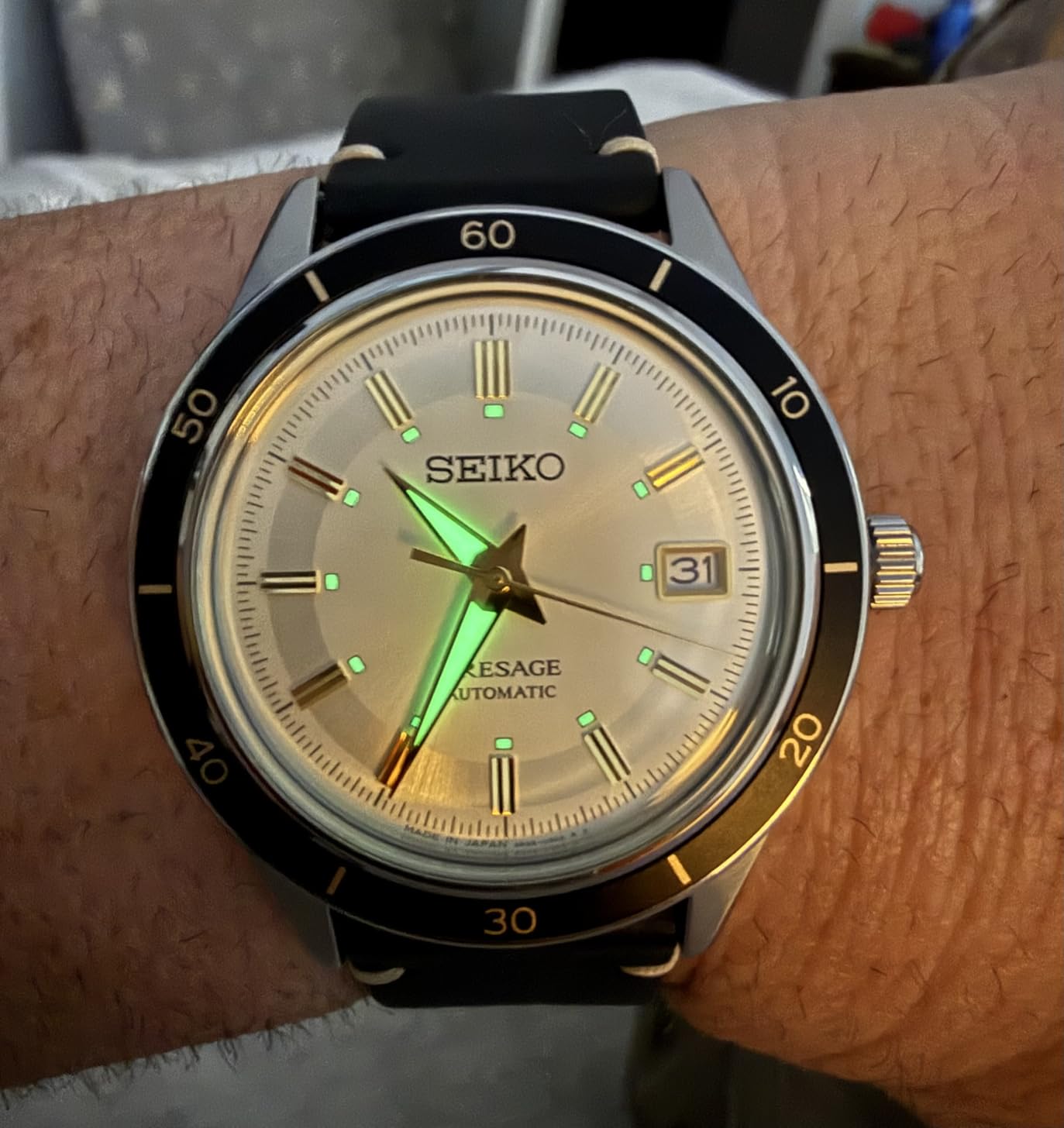 Seiko Automatic Watch for Men - Presage Collection with Vintage 1960s Watch Inspiration - 50M Water Resistant customer photo 2