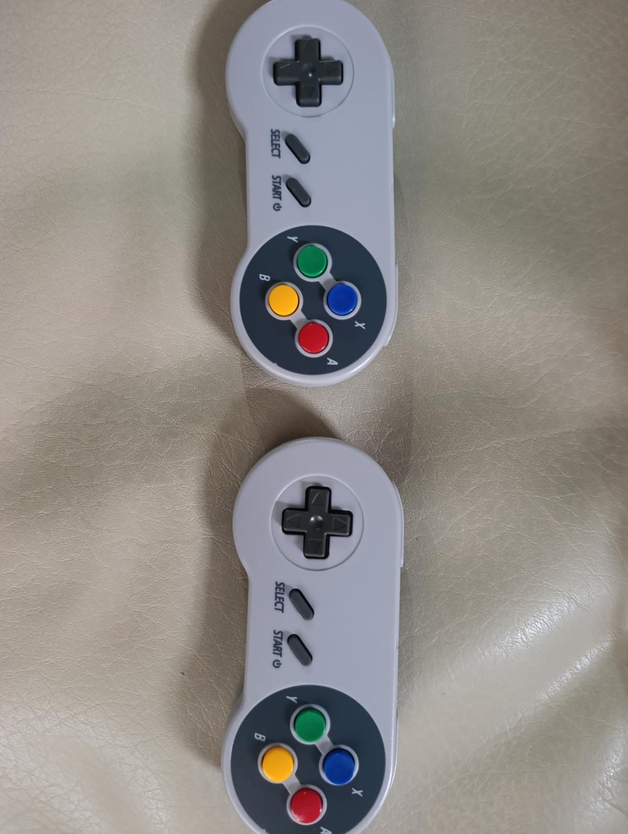 KIWITATA 2 Pack 2.4GHz Wireless Controller for SNES Original Console, Rechargeable Wireless Remote Gamepad Controller for SNES Super Entertainment System Console customer photo 1