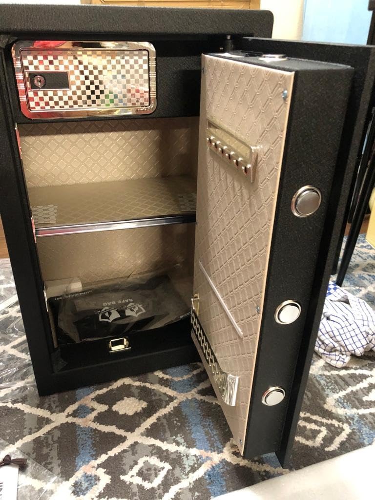 Luxury Large Biometric Safe, Jewelry Safes for Home, 4 Cubic Feet Safe Box Fingerprint Access, 25.2inch Home Safes with Jewelry Drawer, Heavy of 90.5lbs customer photo 1