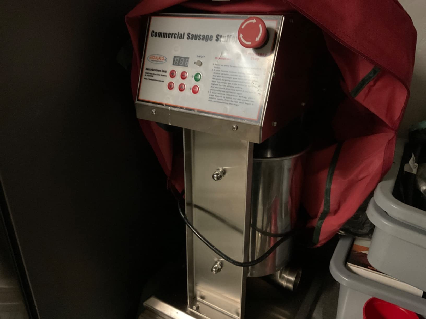 Hakka 30LB Electric Sausage Stuffer, Stainless Steel Electric Sausage Makers and Churro Makers customer photo 1