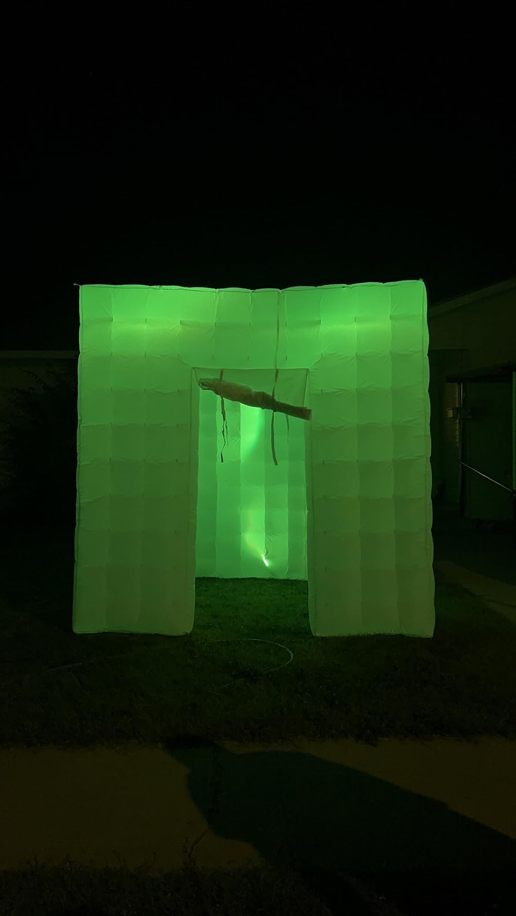 Inflatable Photo Booth 2 Doors,Xmaybang Large Inflatable Tent (9.2 X 9.2 Ft) with Led Lights,Use in Advertising, Bars, Events, Trade Shows, Photo Booth Companies customer photo 1