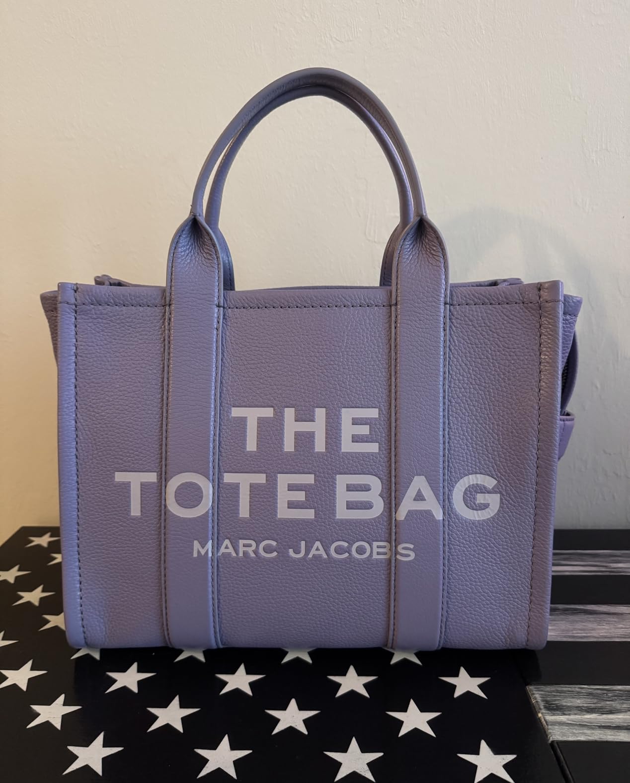 Women's The Leather Medium Tote Bag customer photo 2
