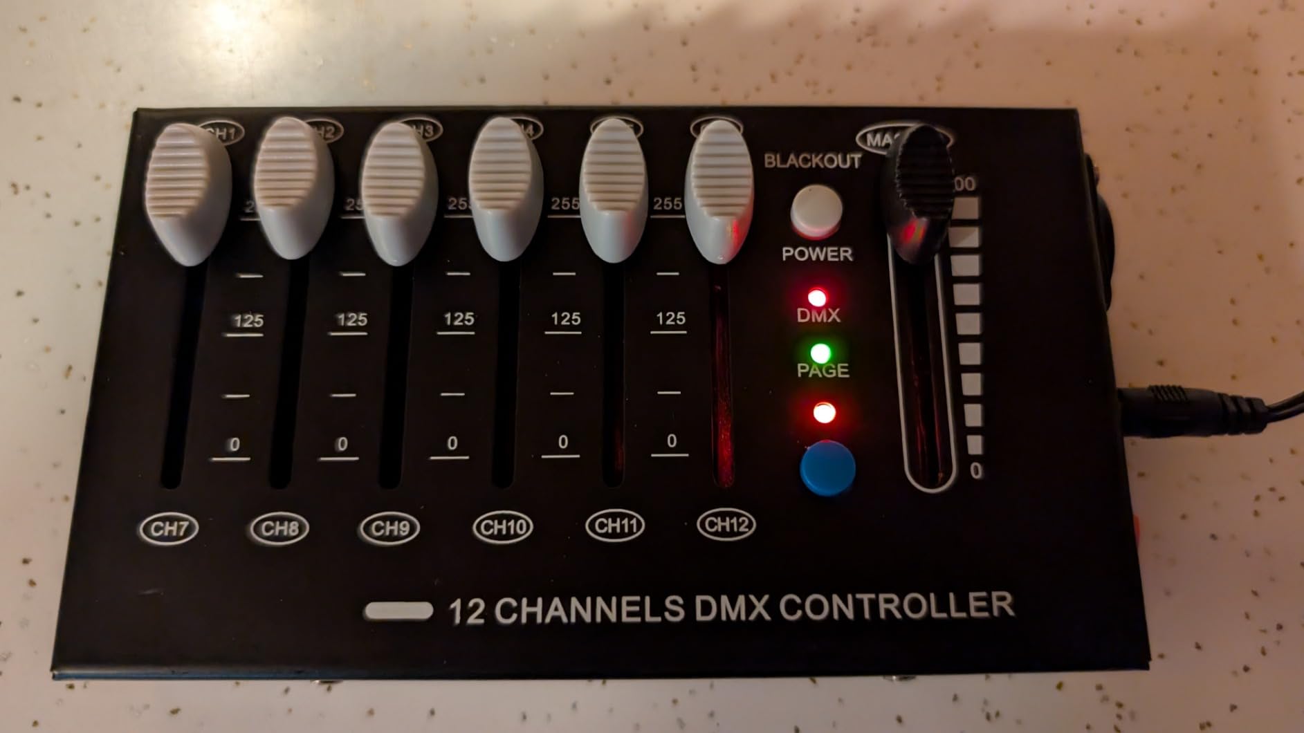 MAD OWL 12 Channel DMX dimming Controller, mini dj Lighting Controller, DMX512 Signal Protocol dimmer Suitable for Small Stage Lighting customer photo 1