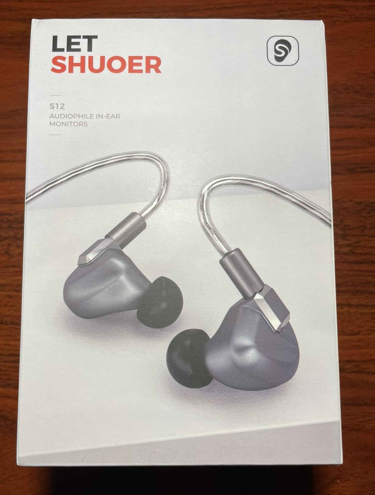 Letshuoer S12 in-Ear Headphones 14.8mm Planar Magnetic Driver Wired in-Ear HiFi Earphones for Smartphones/PC/Tablet (3.5mm Connector, Gun Metal Grey) customer photo 1