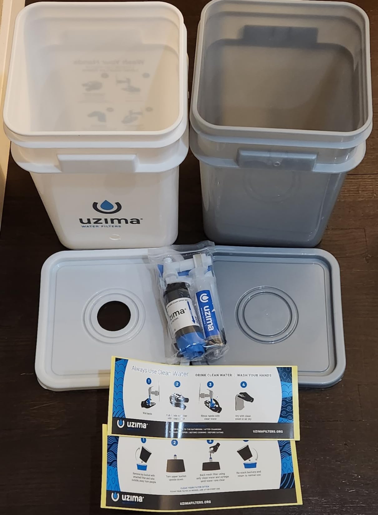 Uzima UZ-2 Camping Water Filter and Drinking Water Filter System, Portable Survival Backpacking Purification Gear customer photo 1