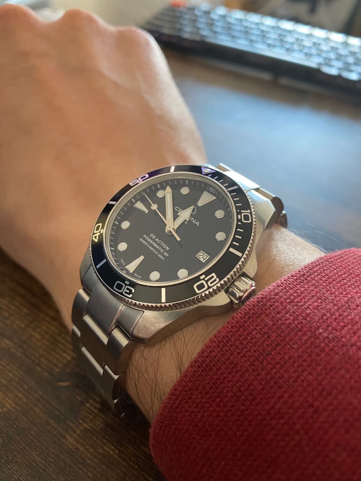 Certina DS Action Diver 38mm Stainless Steel Black Dial (C0328071105100) customer photo 1