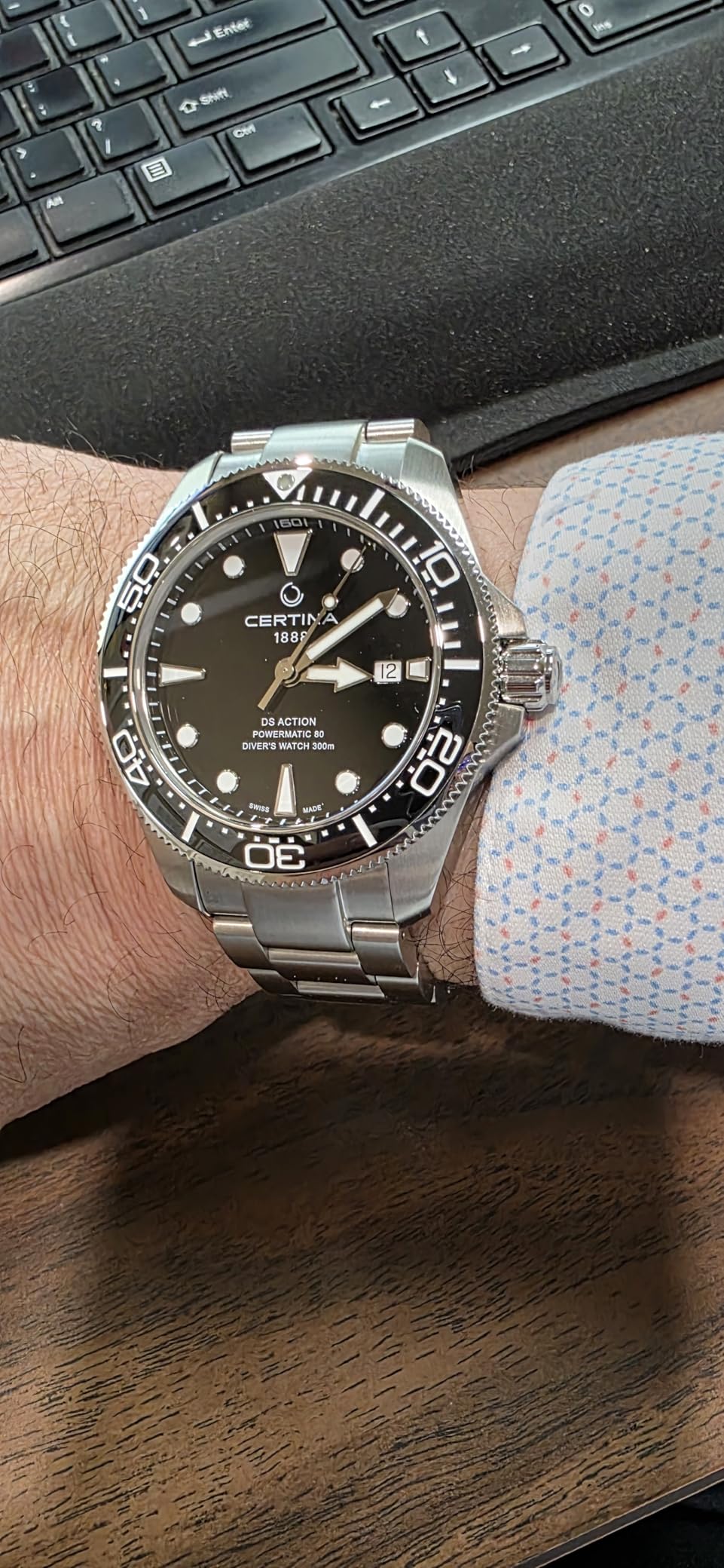 Certina DS Action Diver 43mm Stainless Steel Black Dial (C0326071105100) customer photo 1