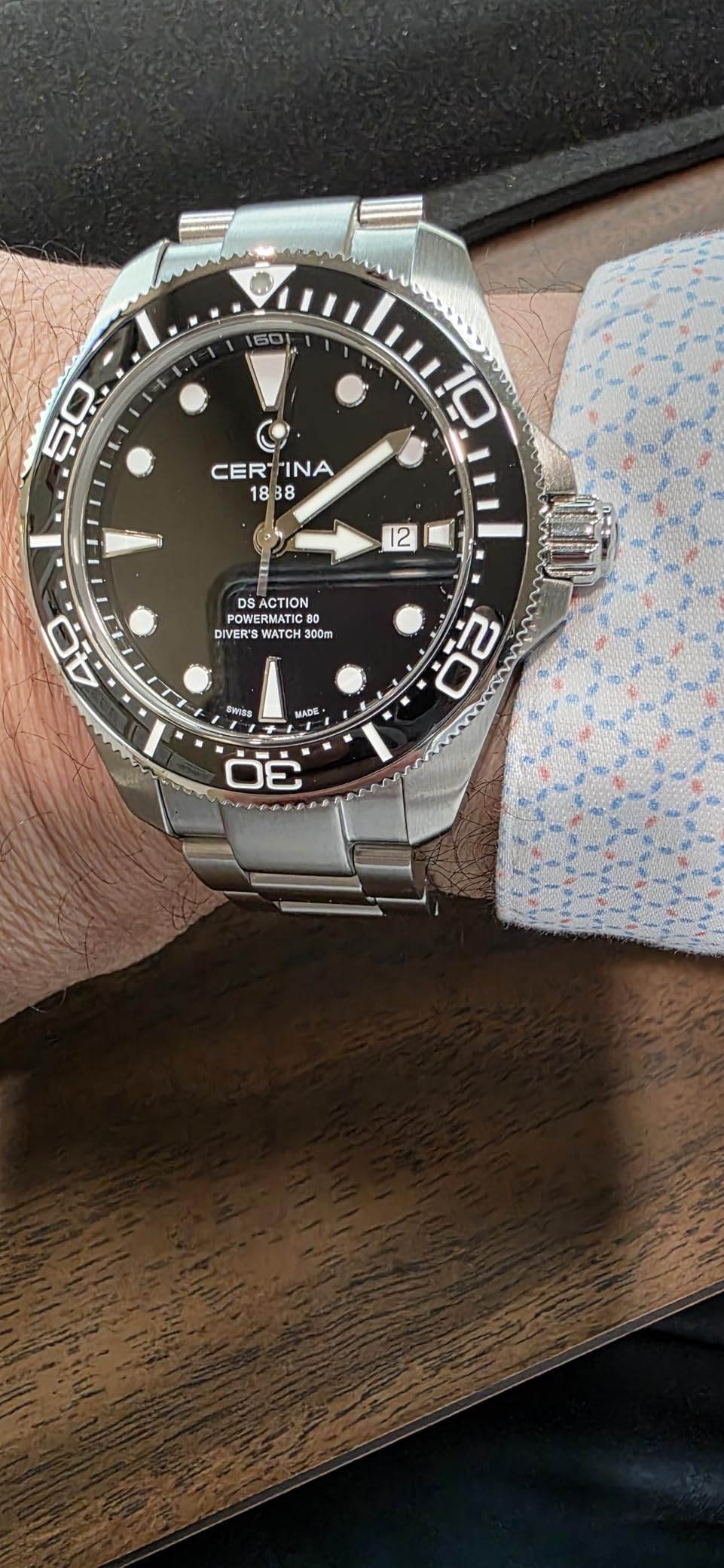 Certina DS Action Diver 43mm Stainless Steel Black Dial (C0326071105100) customer photo 2