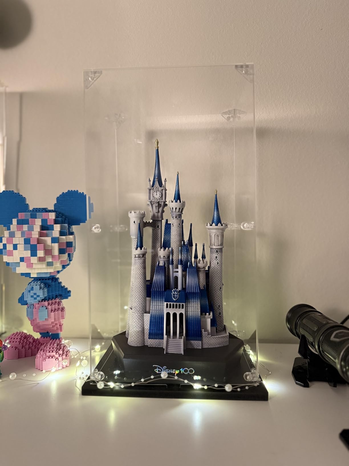 Acrylic Display Case for Collectibles Assemble Clear Acrylic Display Box for Lego Alternative Glass Case for Display Figures Doll Toys Home Storage (8x8x12 inch, 20x20x30 cm) customer photo 1