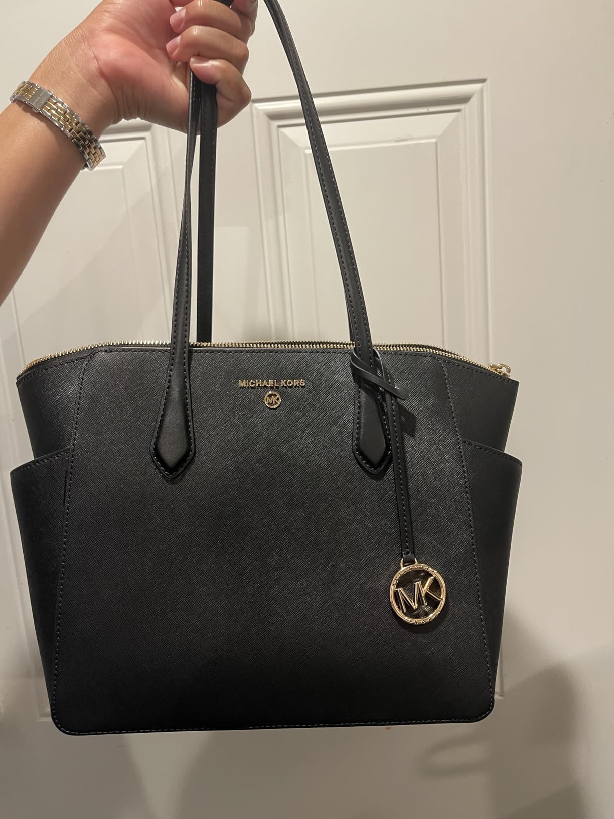 Michael Kors Women's Marilyn Medium Top Zip Tote customer photo 2