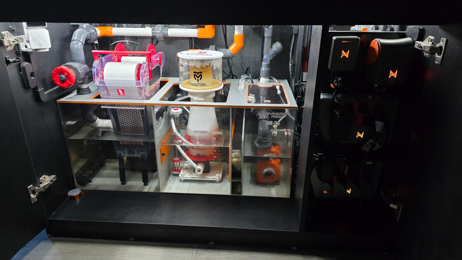 MagTool Aquarium in-Sump DC Protein Skimmer, with Controllable DC Pinwheel Pump for Up to 105-135Gal Reef Tank (N130 Plus) customer photo 2