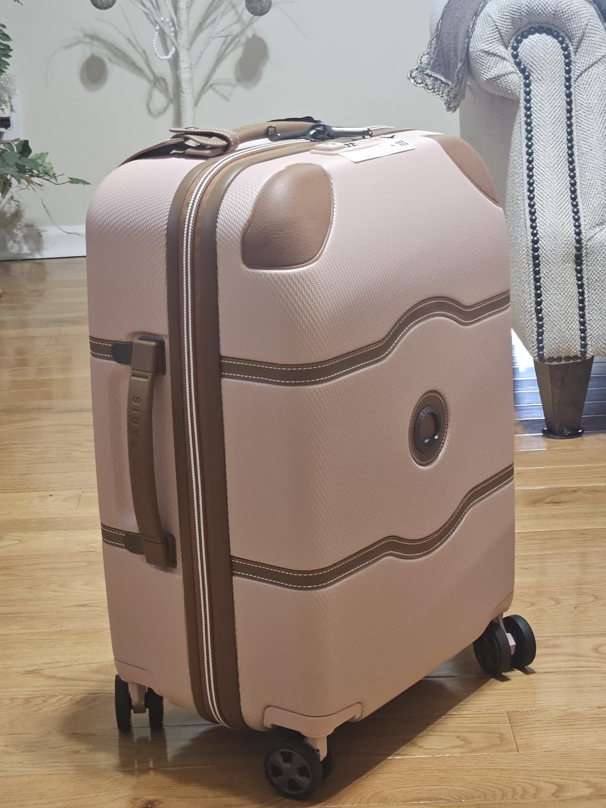 DELSEY Paris Chatelet Air 2.0 Hardside Luggage with Spinner Wheels, Chocolate Brown, 2 Piece Set (20/28) customer photo 1