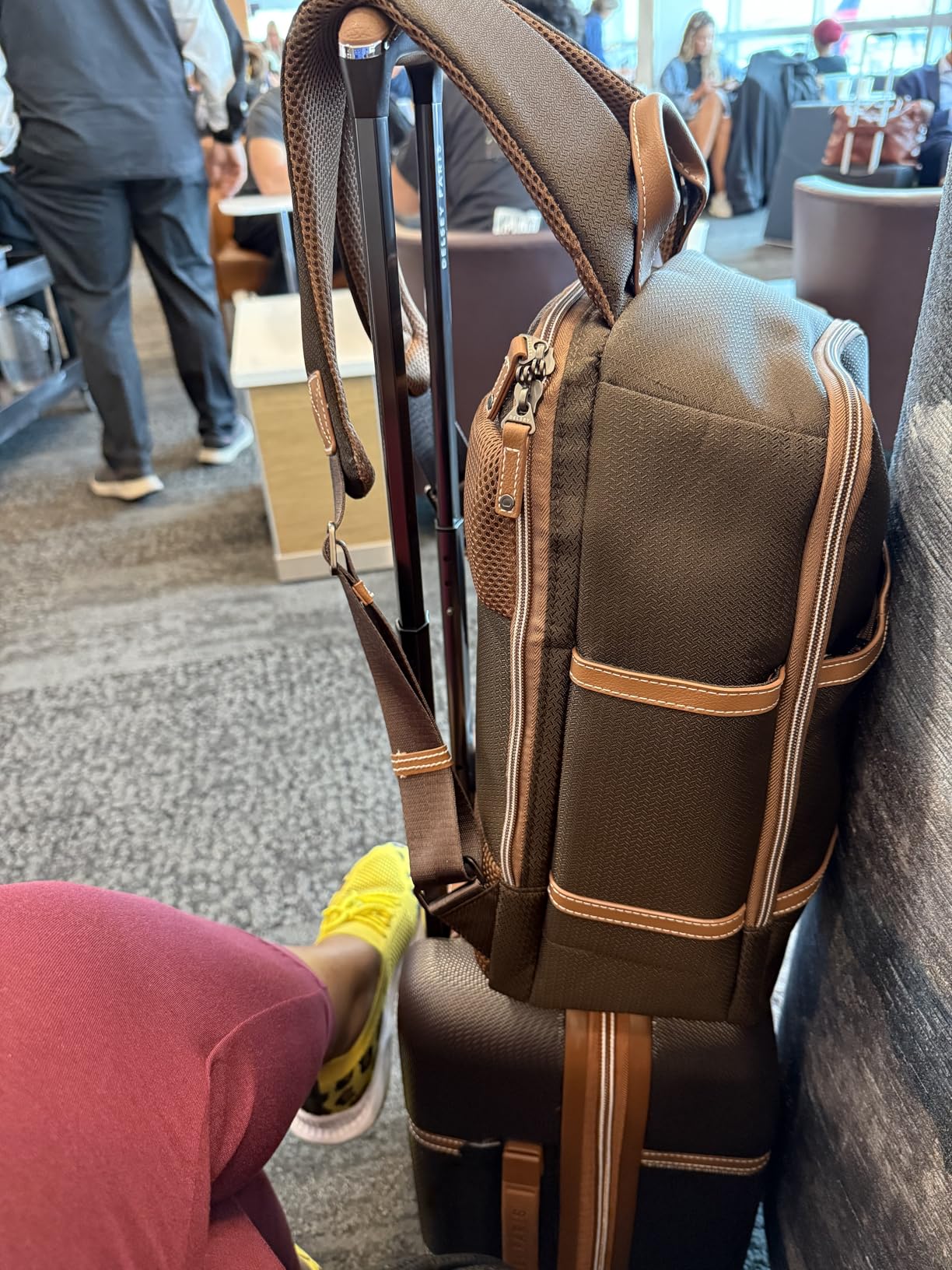 DELSEY Paris Chatelet Air 2.0 Hardside Luggage with Spinner Wheels, Chocolate Brown, 2 Piece Set (20/28) customer photo 2